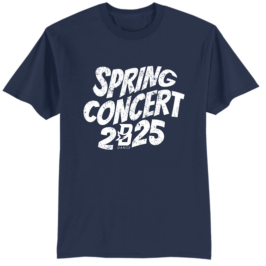 SPRING CONCERT  TEE - 2025 (NAVY)