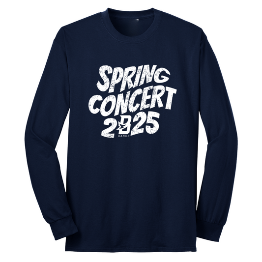SPRING CONCERT LONG SLEEVE TEE - 2025 (NAVY)